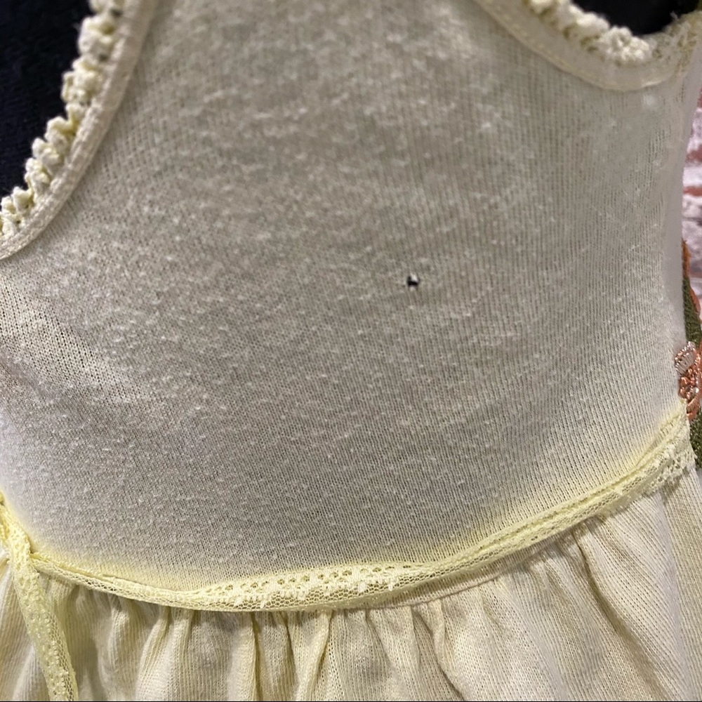 Free People| Old school FP Babydoll tank w/ embroidery - Picture 10 of 10